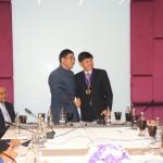 President hand over, Prof Junbo Ge and AProf Tan Huay Cheem